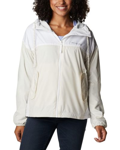 Columbia Flash Challenger Lined Windbreaker - White