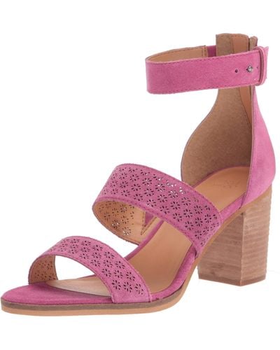 Frye And Co. Bryn Perf Sandal Heeled - Pink