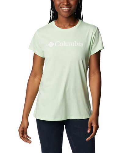 Columbia Trek Short Sleeve Tee T-shirt - Green