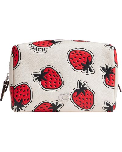 COACH Essential Cosmetic Pouch - Red