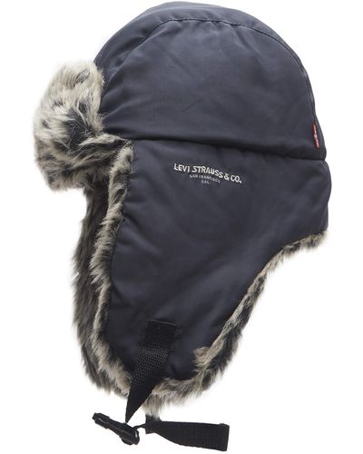 Levi's Warm Winter Trapper Hat - Blue