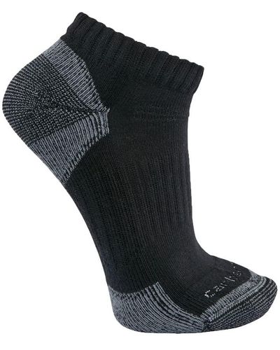 Carhartt Midweight Cotton Blend Sock 3 Pack - Black