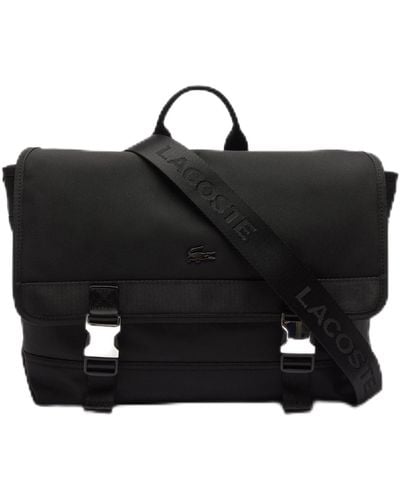 Lacoste Messenger Bag - Black