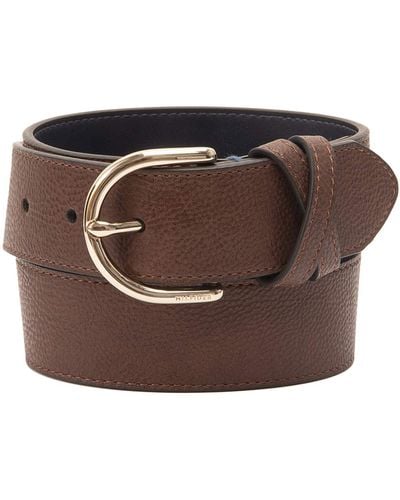 Tommy Hilfiger 100% Leather Fashion Belt - Brown
