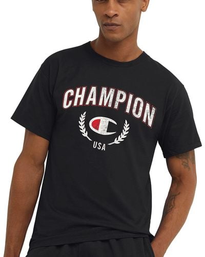 | to 77% Champion Sale Men off Online for | T-shirts Lyst up