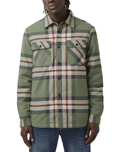Buffalo David Bitton Shirt Style Shacket Jacket - Green