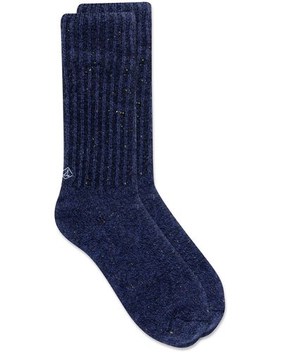 Sperry Top-Sider Top-sider Twist Boyfriend Crew Socks - Blue