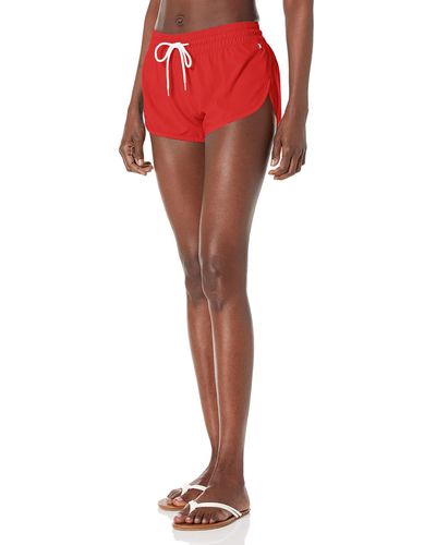 Hurley Womens Phantom Solid 2.5" Boardshort Board Shorts - Red