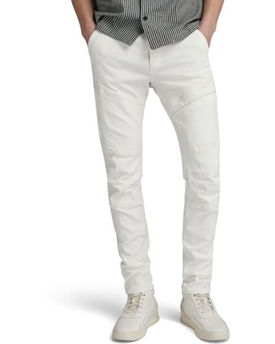 G-Star RAW Rackam 3d Skinny Fit Jeans,new White,32w X 32l - Grey
