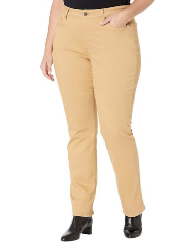 NYDJ Plus Size Marilyn Straight - Natural
