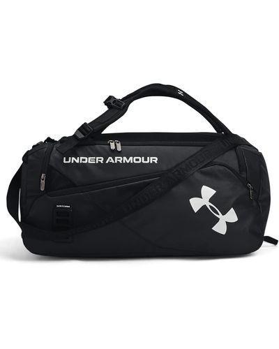 Under Armour Contain Duo Duffel Md Hustle 5.0 Backpack - Black