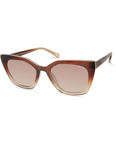 Kenneth Cole Cat Sunglasses - Brown