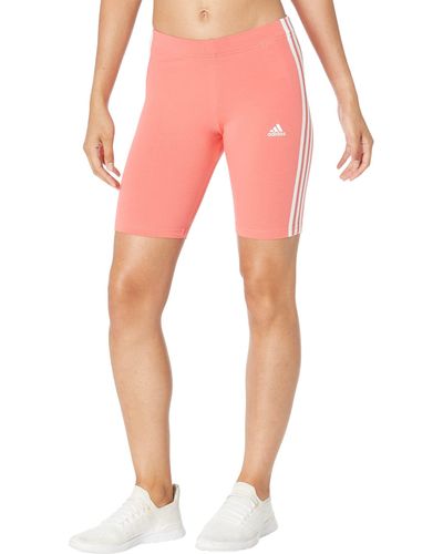 adidas Essentials 3-stripes Bike Shorts - Pink