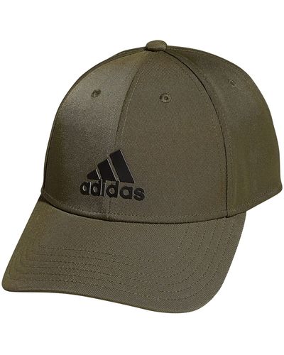 adidas Decision Structured Low Crown Adjustable Fit Hat - Green