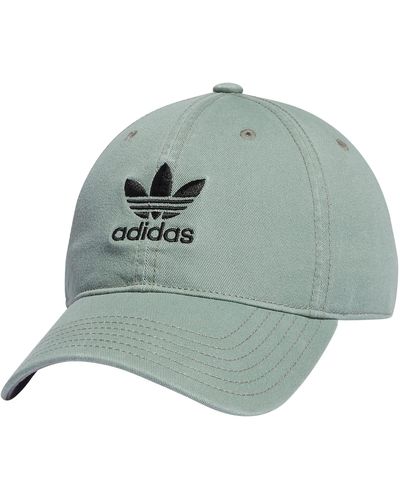 adidas Originals Relaxed Fit Strapback Hat - Green