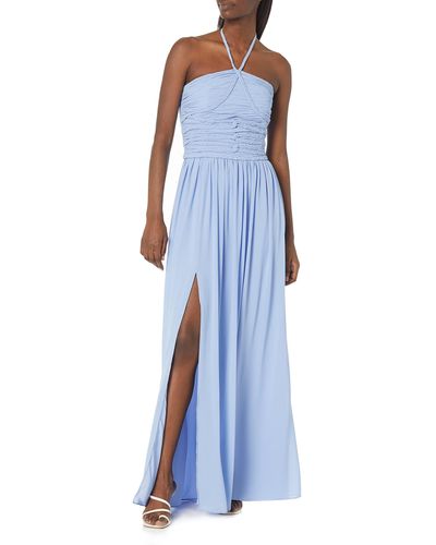 Dress the Population S Aura Fit And Flare Maxi Special Occasion - Blue