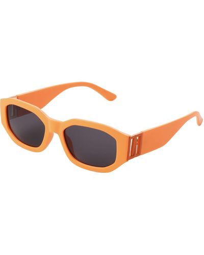 Steve Madden Candy Coated Oval Sunglasses - Orange