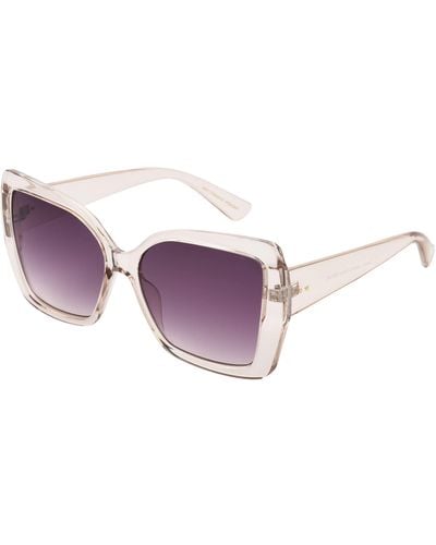 French Connection Clover Cat Eye Sunglasses - Purple