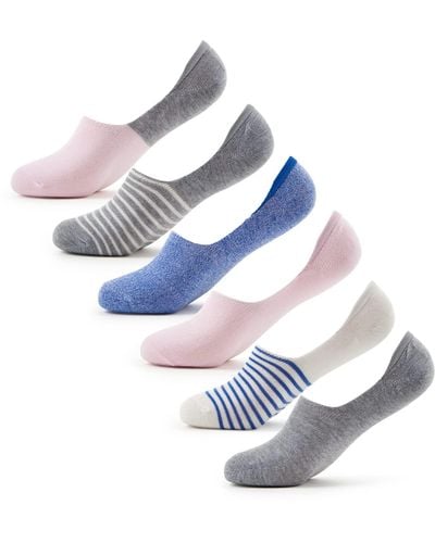 Keds Low Cut Sneaker Signature Knit No Show Sock Liners - Blue