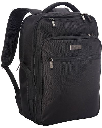 Kenneth Cole Brooklyn Commuter Backpack Slim 16" Laptop & Tablet Anti-theft Rfid Business - Black