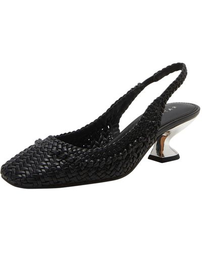 Katy Perry Laterr Woven Sling-back Pump - Black