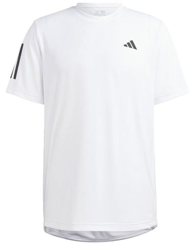 adidas Club 3-stripes Tennis Tee - White