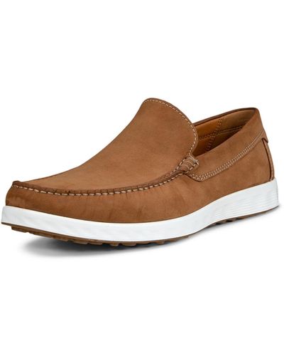 Ecco S Lite Moc Classic Driving Style Loafer - Brown