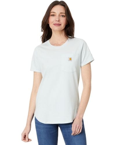 Carhartt Force Relaxed Fit Midweight Pocket T-shirt - White