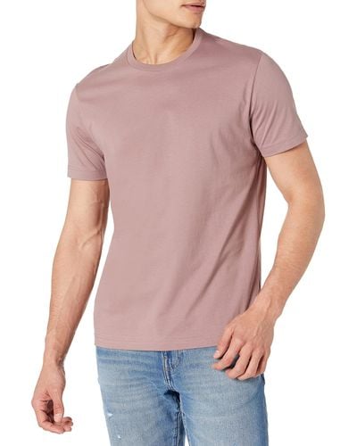 Goodthreads Short-sleeve Crewneck Soft Cotton Pocket T-shirt - Purple