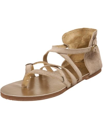 O'neill Sportswear Kitty Kat Ankle-strap Sandal,beige,6 M Us - Natural