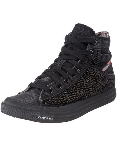 DIESEL Exposure Iii Fashion Sneaker,black,35 M Eu / 4.5 B(m)