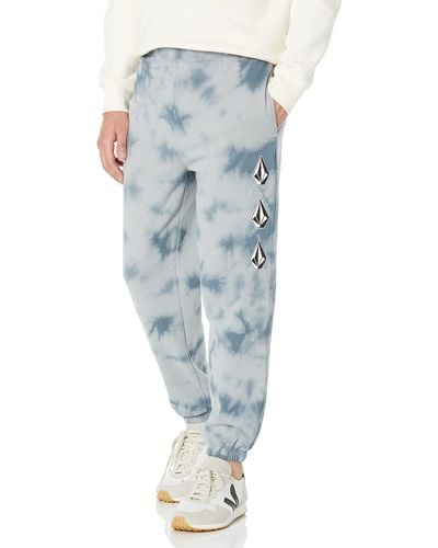 Volcom Iconic Stone Fleece Sweatpants - Blue