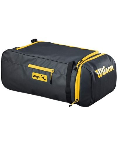 Wilson Avp Duffel Bag - Black/yellow - Blue