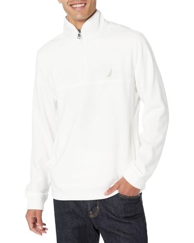 Nautica Quarter-zip Sweatshirt - White