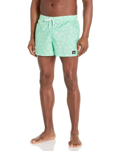 adidas Standard Classics Printed Swim Shorts - Green