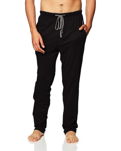 Hanes Solid Knit Sleep Pant - Black