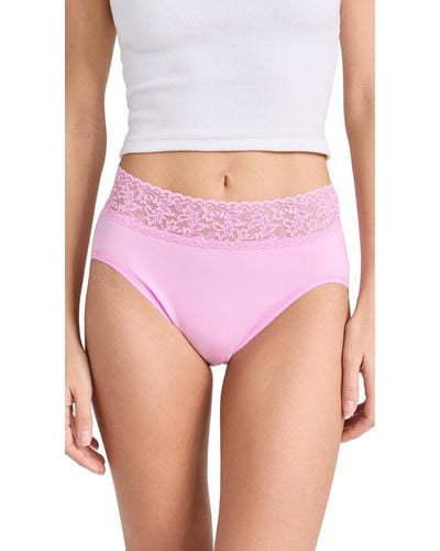 Hanky Panky Supima Cotton French Cut Brief - Pink