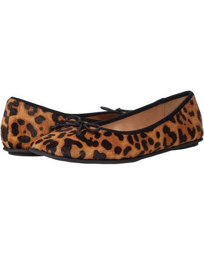 Aerosoles leopard shop print flats