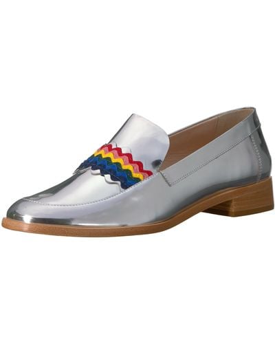 Loeffler Randall Greta Leather Loafers - Multicolor