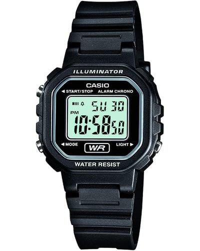 G-Shock La20wh-1acf Classic Digital Black Resin Watch