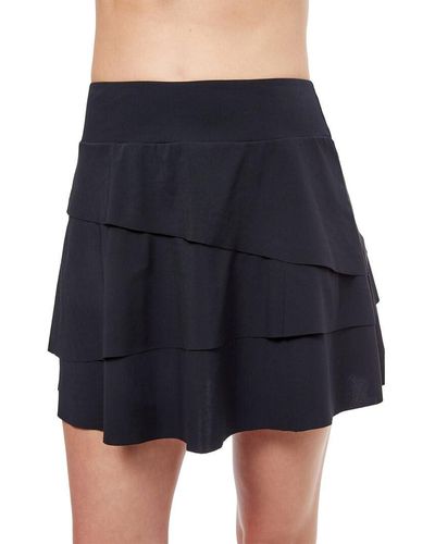 Gottex Standard Tutti Frutti Layered Skirt - Black