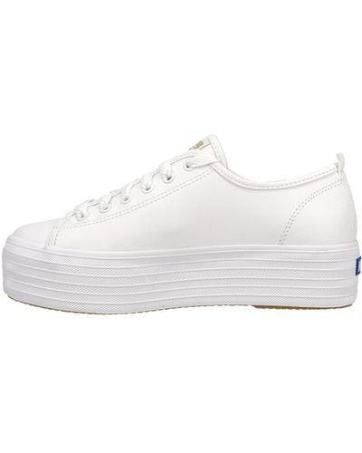 Keds , Triple Up Sneaker White Leather 5.5 M