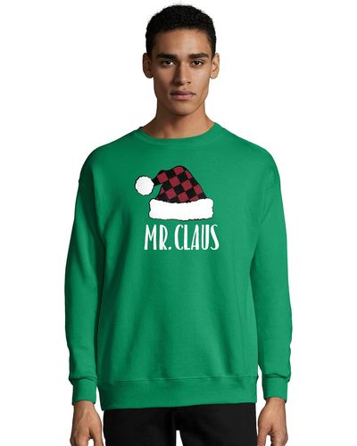 Hanes Ugly Christmas-mr. Claus - Green