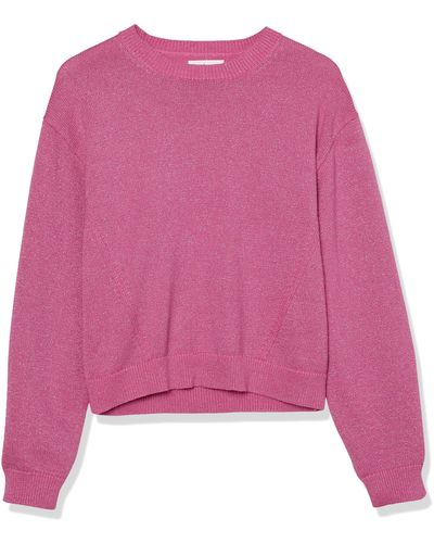 Velvet By Graham & Spencer Hallie Crewneck Sweater - Pink