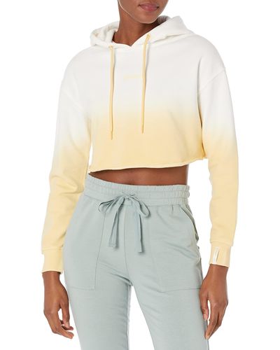 Guess Anise Crop Hoodie - White