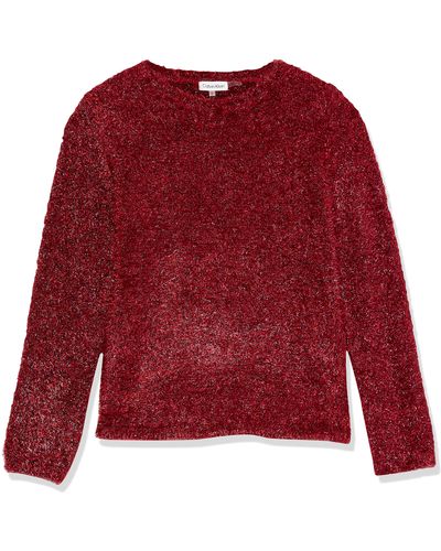 Calvin Klein M2jsl757-crn-small Sweater - Red