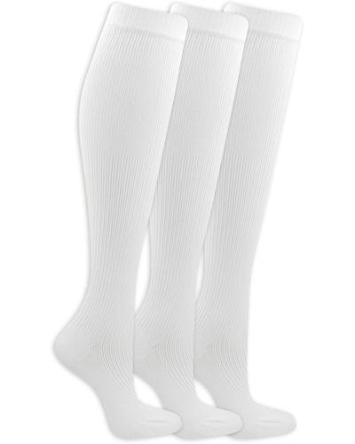 Dr. Scholls 3 Pair Packs Energizing Comfort And Fatigue Relief - White