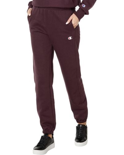 Champion Reverse Weave Oversized Sweatpants - Purple