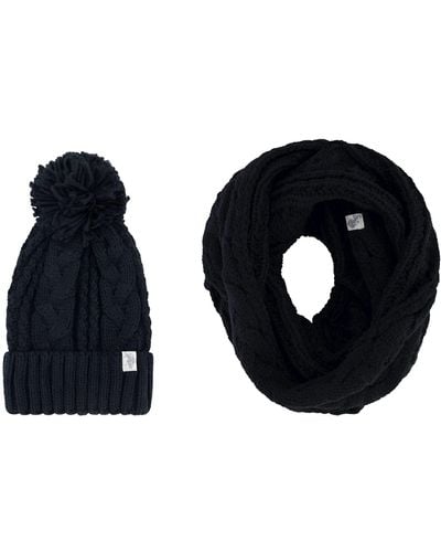 U.S. POLO ASSN. Beanie Hat And Scarf Set in Pink | Lyst