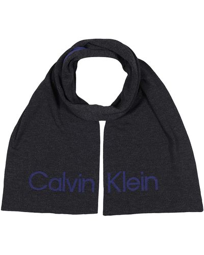 Calvin Klein Reversible Scarf - Blue